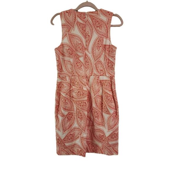 Banana Republic coral sleeveless shift dress size 6 - Picture 2 of 8